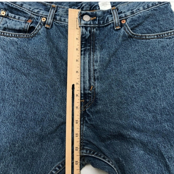 Levis 512 Jeans Womens 14S Blue Slim Fit Tapered Leg High Rise Denim Waist 31 - Picture 8 of 9